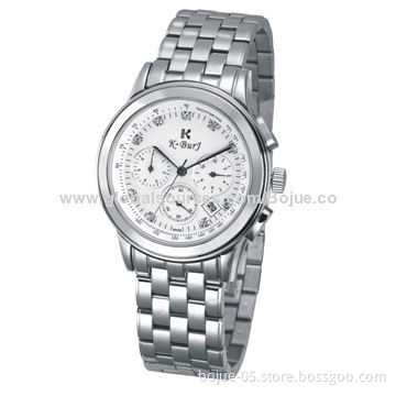 Chronograph Stainless Steel Watch with Automatic Movement